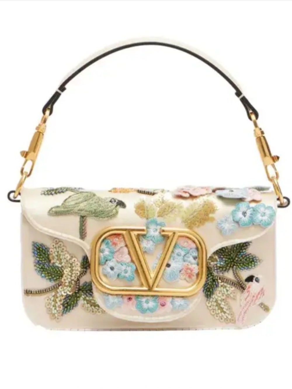 Valentino Garavani Loco Small
Embellished Floral Shoulder Bag